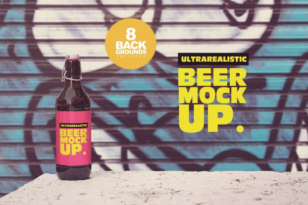 1 50cl Beer Mockup Background (2340)